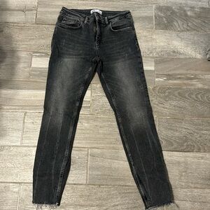 Zara Gray Jeans Size 10